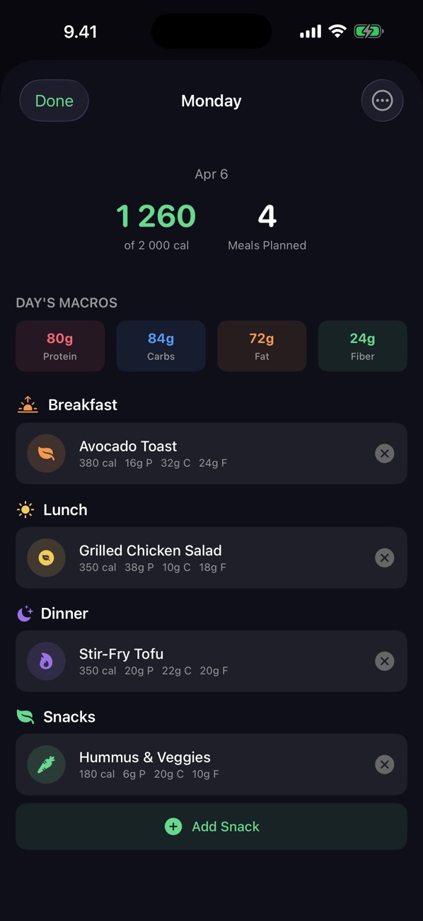 Meal Planner screenshot 2 of 3